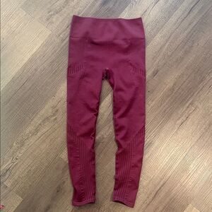 Fabletics Burgundy Leggings